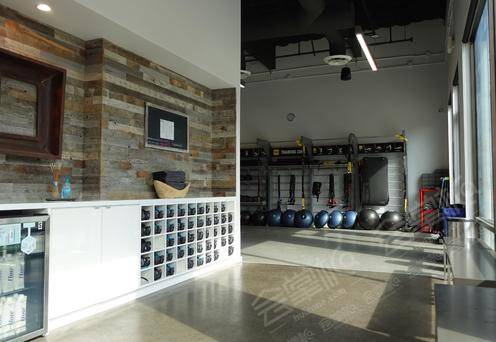 Bright Cycling & Strength Studio with Mountain Views